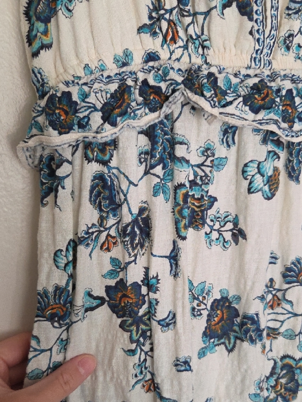 Max Studios Sleeveless Maxi Floral Dress Size Small - Picture 7 of 9